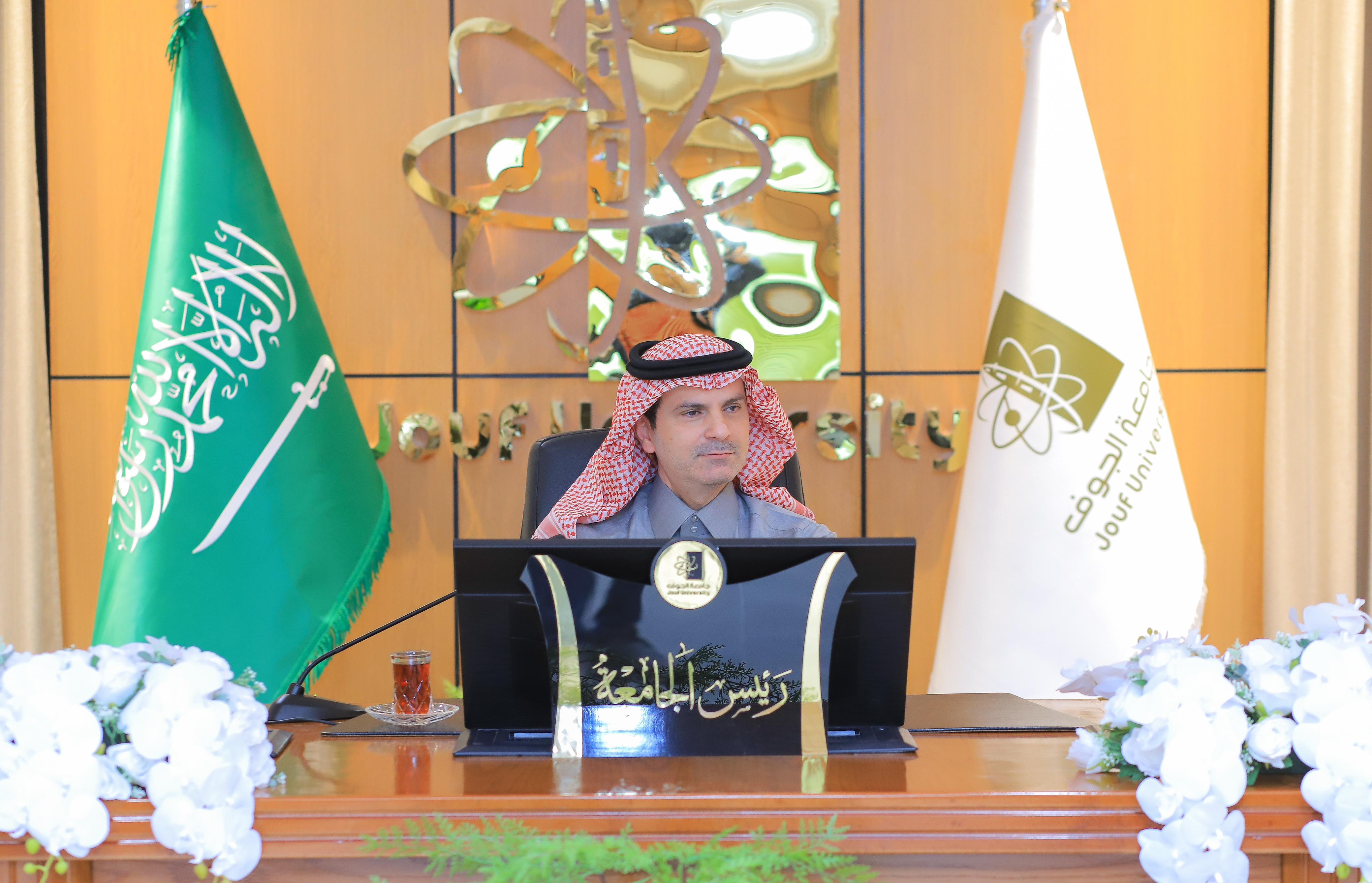 The University’ President, Prof. Mohammed bin Abdullah Al-Shaya, Chairs the Fourth Consultative Meeting for the Academic Year 1446 AH to Review the Goals of Colleges and Deanships for 2025