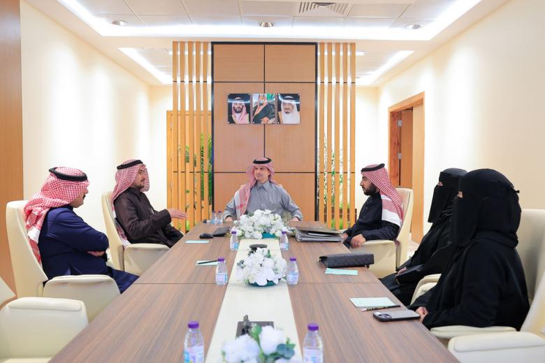 University President, Prof. Mohammed bin Abdullah Al-'Shaya, Holds a Number of Meetings with the Deans and Vice Deans of Medical Colleges to Confirm the Achievement of the University' Goals during the Second Semester of the Academic year 1446 AH