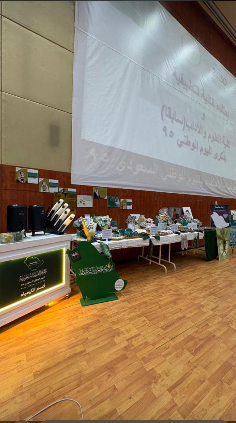 Applied College at Jouf University in Qurayyat Celebrates the 95th Saudi National Day Under the Theme "Our Pride Is in Our Nature"