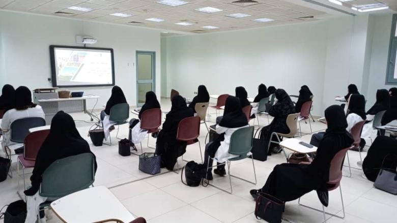 استقبال الطلاب المستجدين لعام 1447 هـ بالكلية