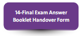Final Exam Answer Booklet Handover Form