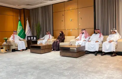 رئيس الجامعة أ.د محمد بن عبد الله الشايع يستقبل عميد كلية الأعمال