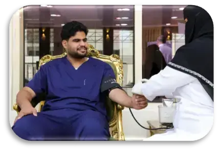 مبادرة دمك حياة حملة التبرع بالدم بجامعة الجوف