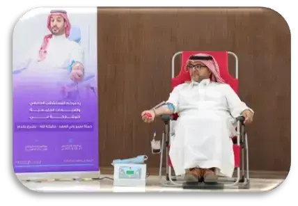 مبادرة دمك حياة حملة التبرع بالدم بجامعة الجوف