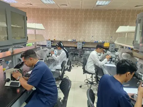 معامل الكيمياء بالكلية التطبيقية