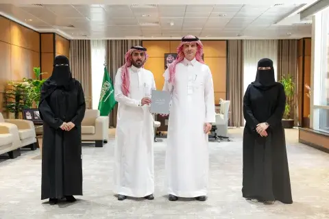 رئيس جامعة الجوف يستقبل عميد التطوير والجودة
