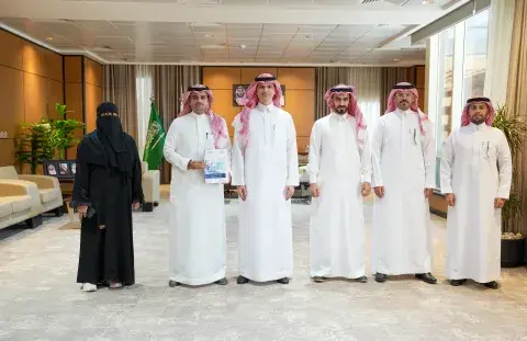 رئيس جامعة الجوف يستقبل عميد كلية الأسنان
