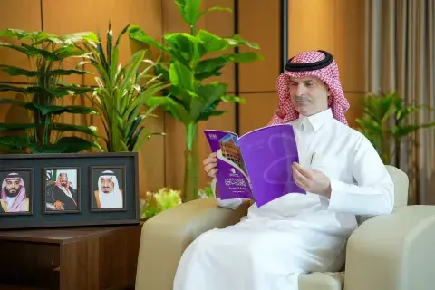رئيس جامعة الجوف يستقبل عميد كلية الهندسة