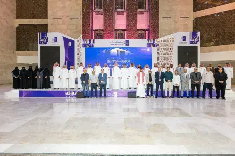 سعادة رئيس جامعة الجوف أ.د. محمد بن عبدالله الشايع، يشهد إطلاق برنامج تهيئة أعضاء هيئة التدريس الجدد والعائدين من الابتعاث 