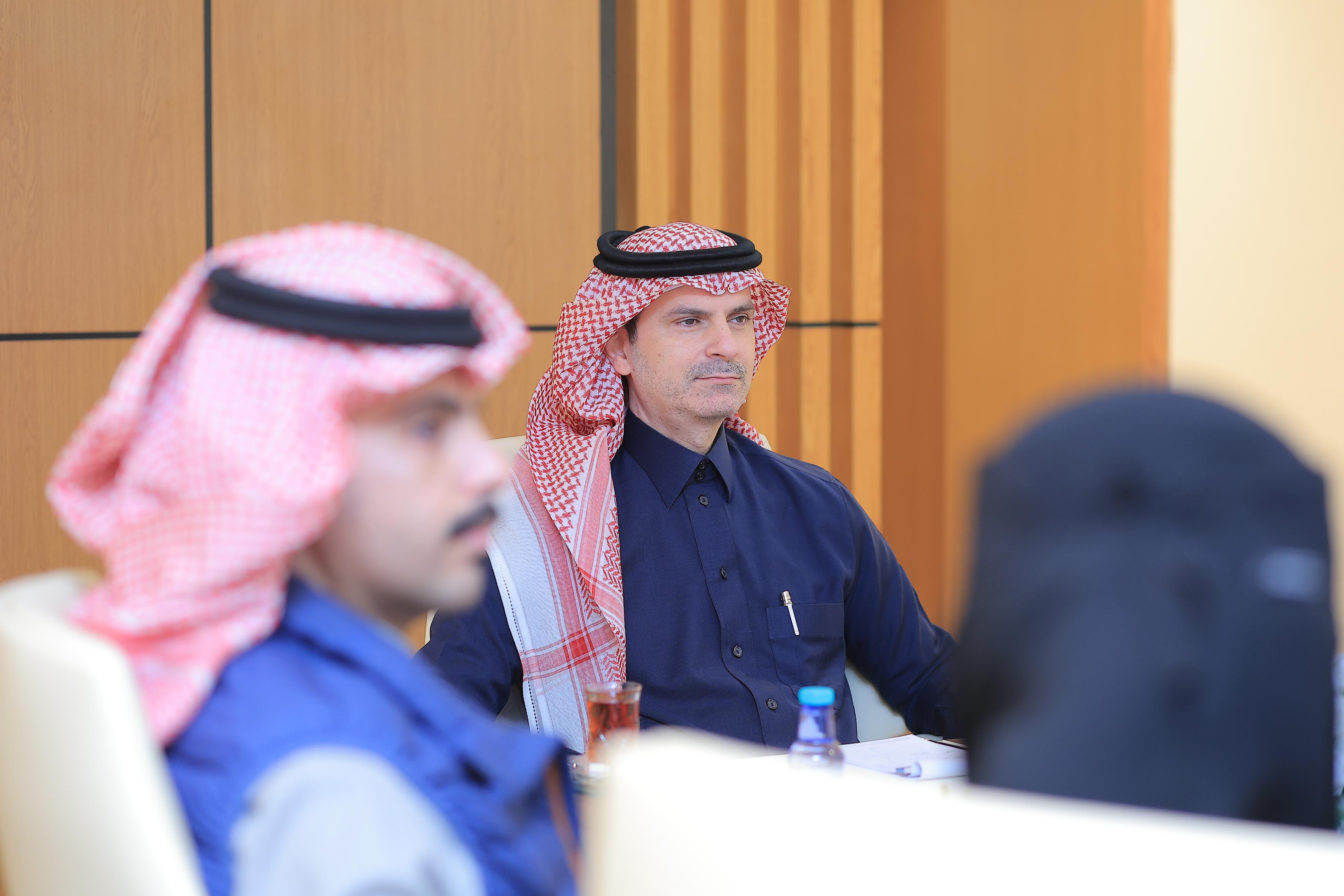 meeting with the Dean and Vice Deans of Student Affairs Deanship