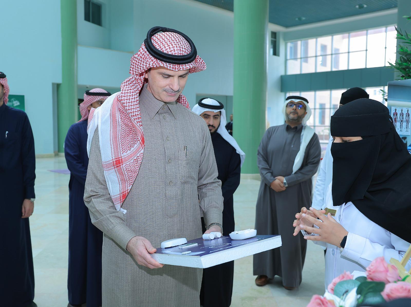 President of Jouf University, Inaugurates the University' Exhibition of Services and Initiatives Provided to People with Disabilities