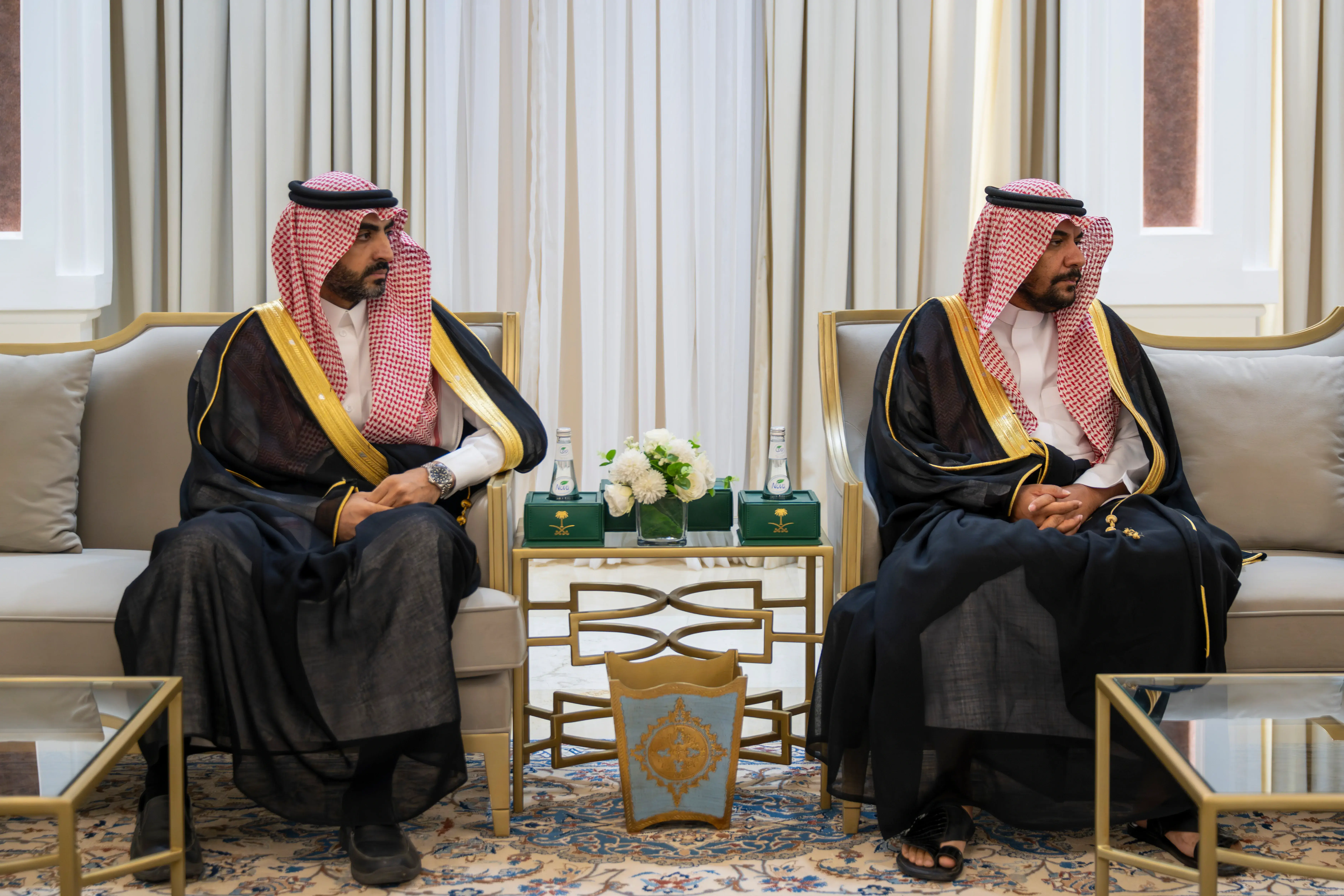 Prince of Al-Jouf Region, Receives the President of Jouf University