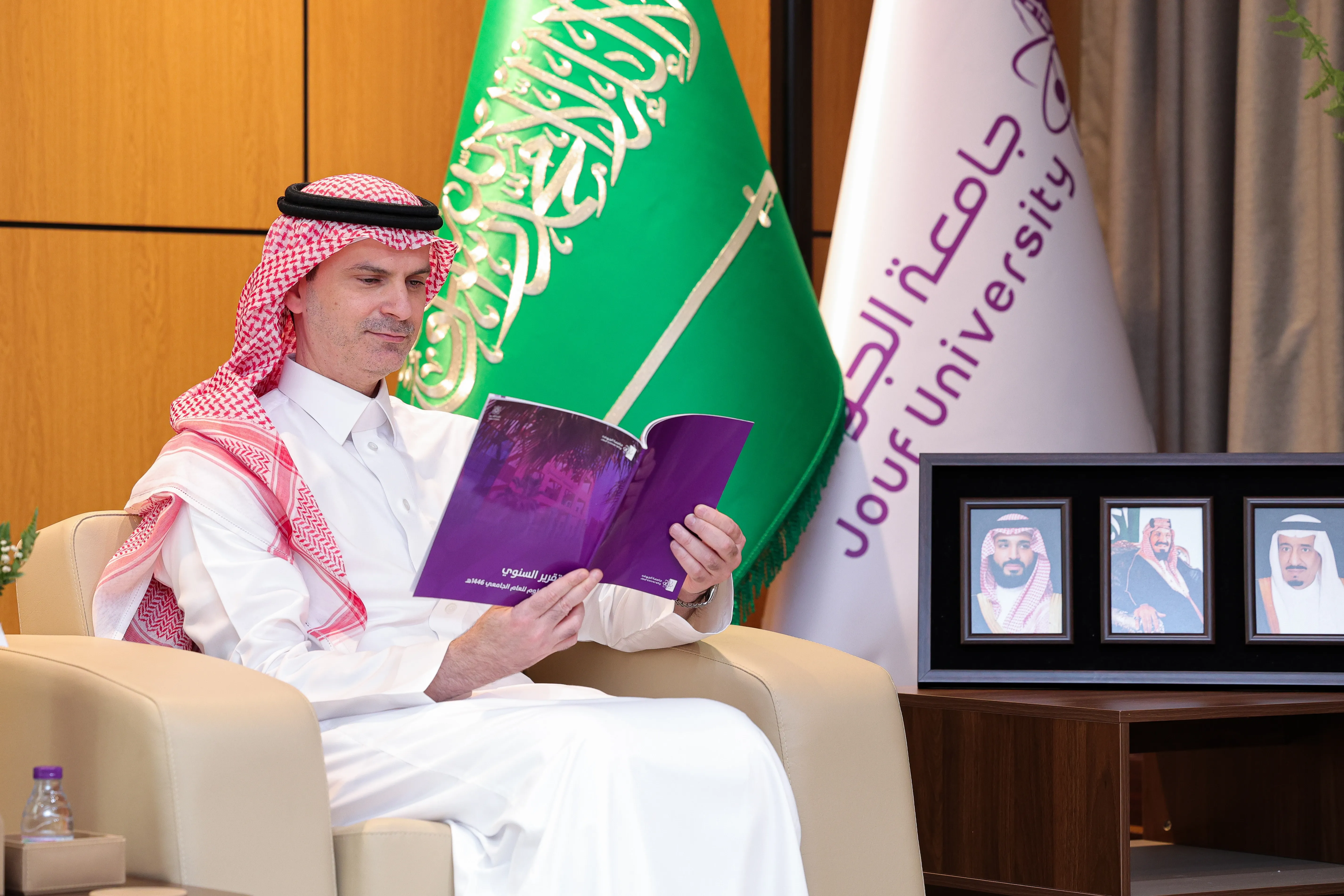 رئيس الجامعة أ.د محمد بن عبد الله الشايع يستقبل عميد كلية العلوم
