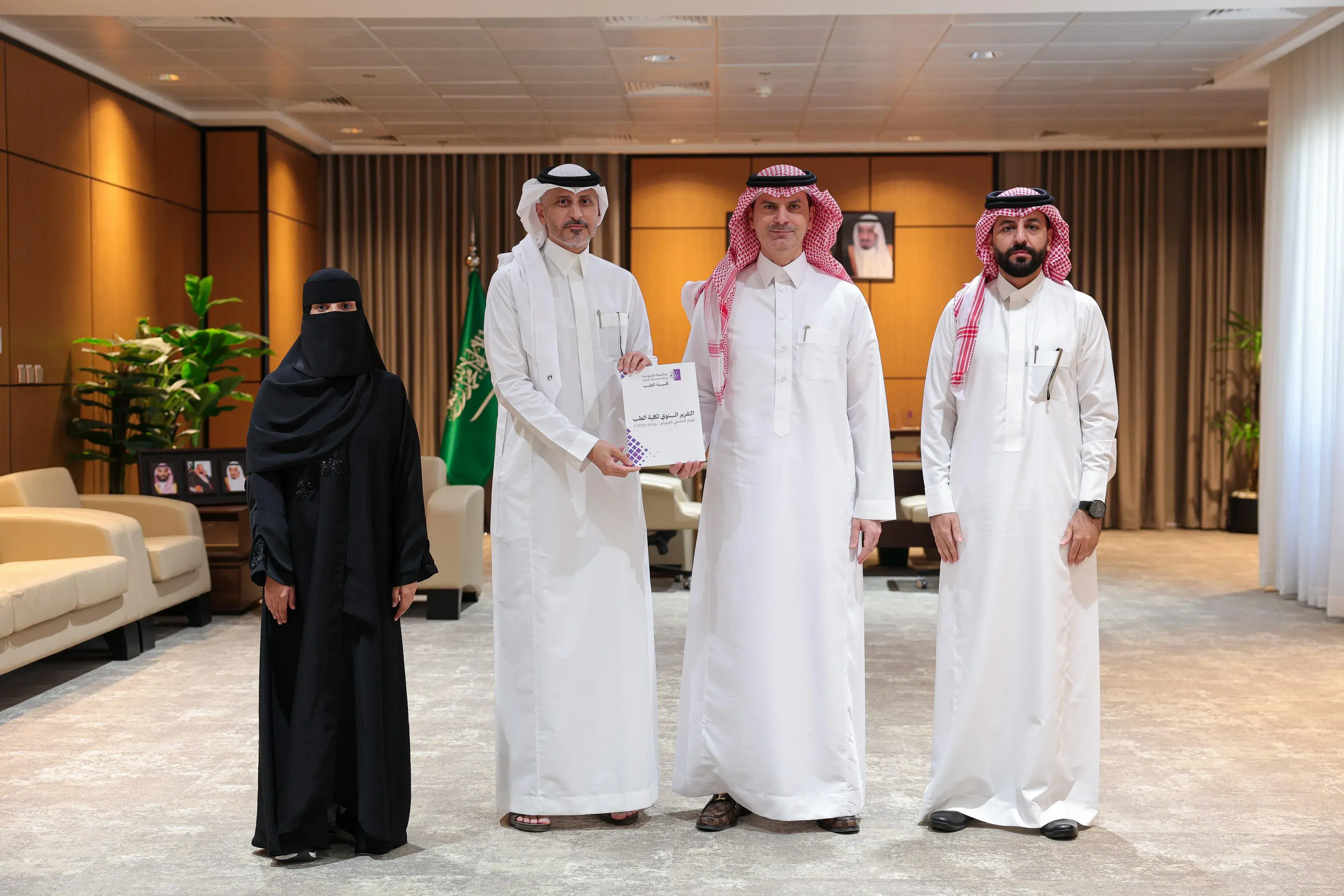 President Receives College of Medicine Dean