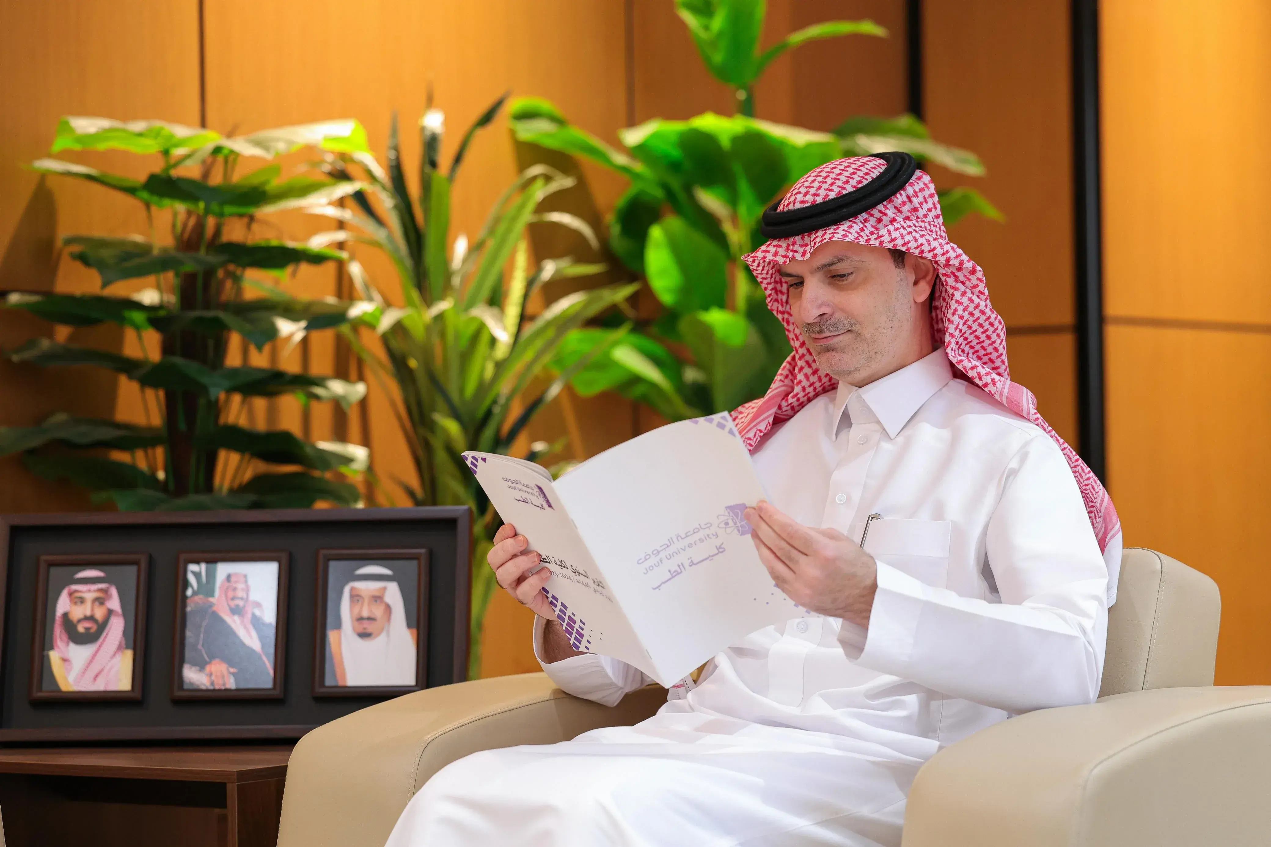 President Receives College of Medicine Dean