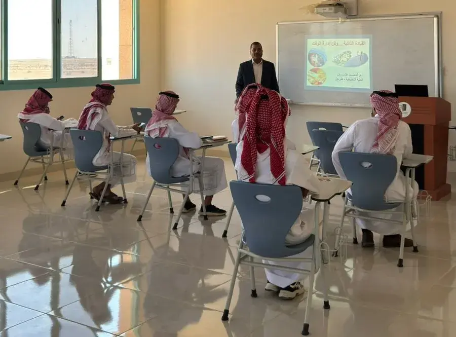 الكلية التطبيقية بجامعة الجوف (شطر الطلاب) تنظم محاضرة بعنوان "القيادة الذاتية وفن إدارة الوقت" الكلية التطبيقية بجامعة الجوف (شطر الطلاب) تنظم محاضرة بعنوان "القيادة الذاتية وفن إدارة الوقت"