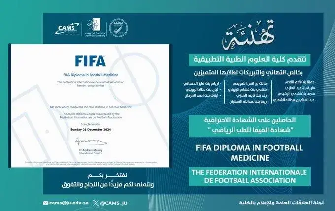 شهادة الإتحاد الدولي لكرة القدم في الطب الرياضي