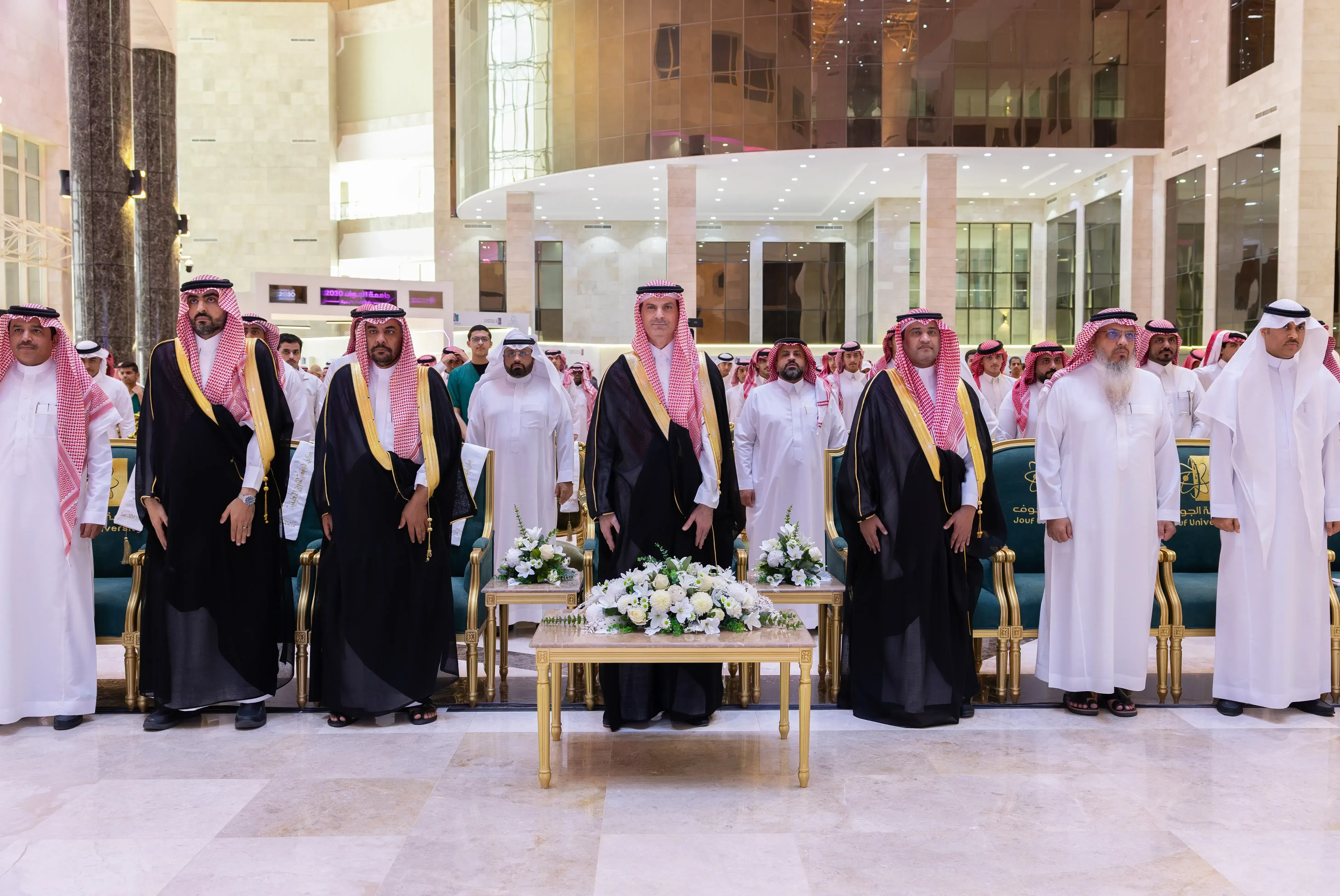 سعادة رئيس جامعة الجوف و قيادات جامعة الجوف