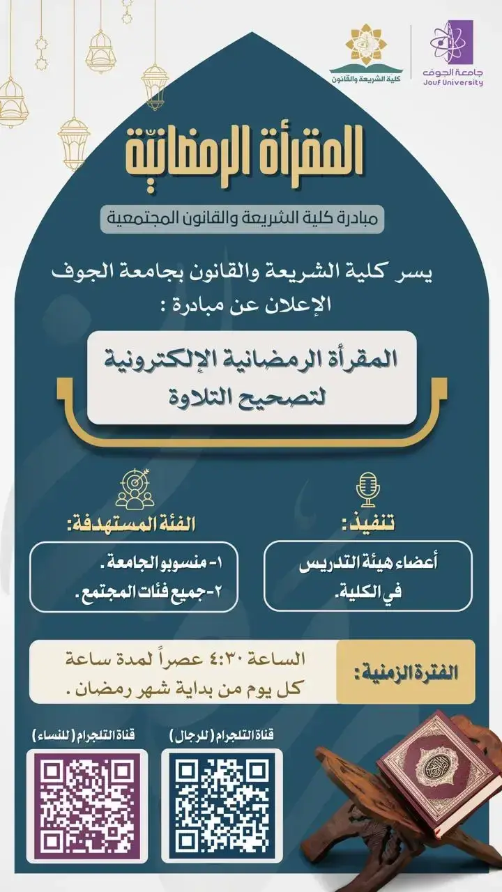 The Ramadan Online Recitation Circle for Correcting Qur’anic Recitation