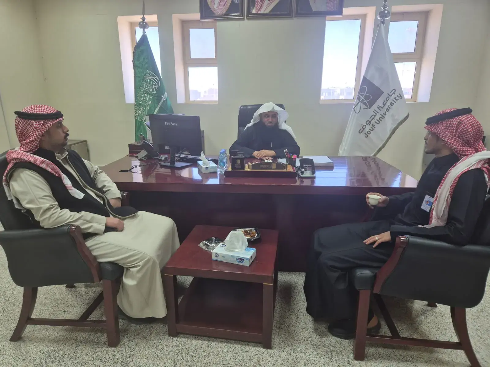 Applied College at Jouf University Receives Students from Al-Qurayyat Private Secondary School