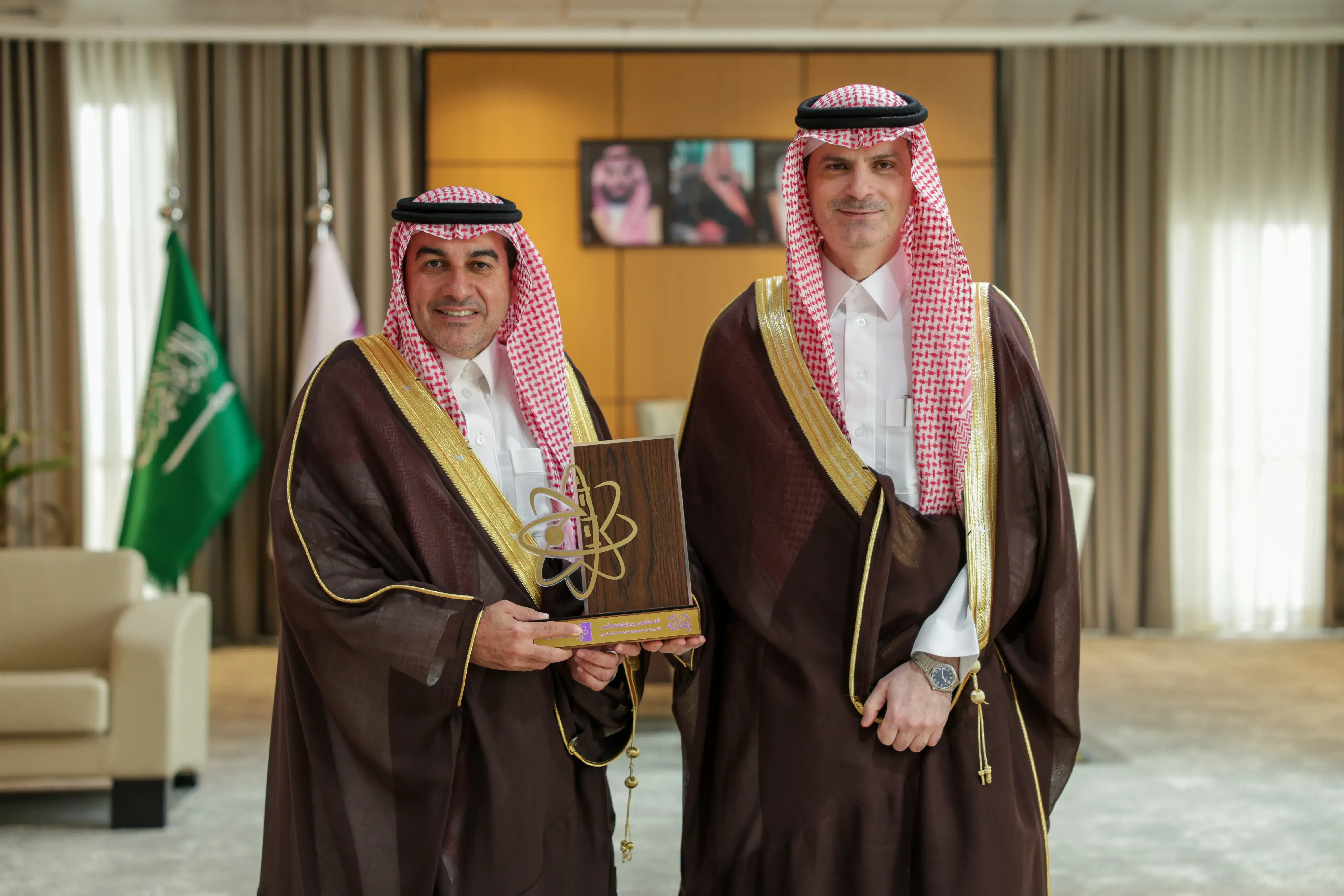 Jouf University President Receives General Secretary of the University Higher Education Fund