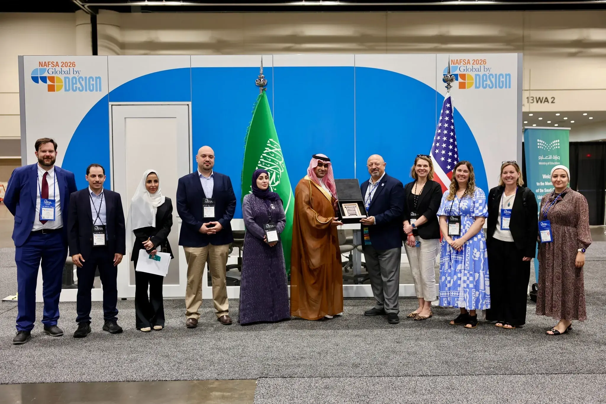 جامعة الجوف تعزز حضورها الدولي بمشاركتها في مؤتمر ومعرض NAFSA 2026