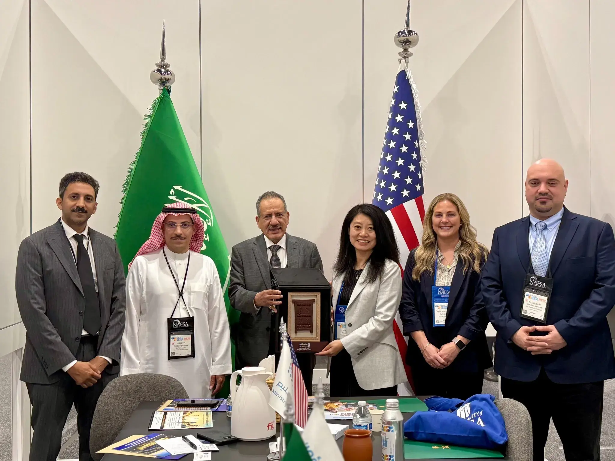 جامعة الجوف تعزز حضورها الدولي بمشاركتها في مؤتمر ومعرض NAFSA 2026