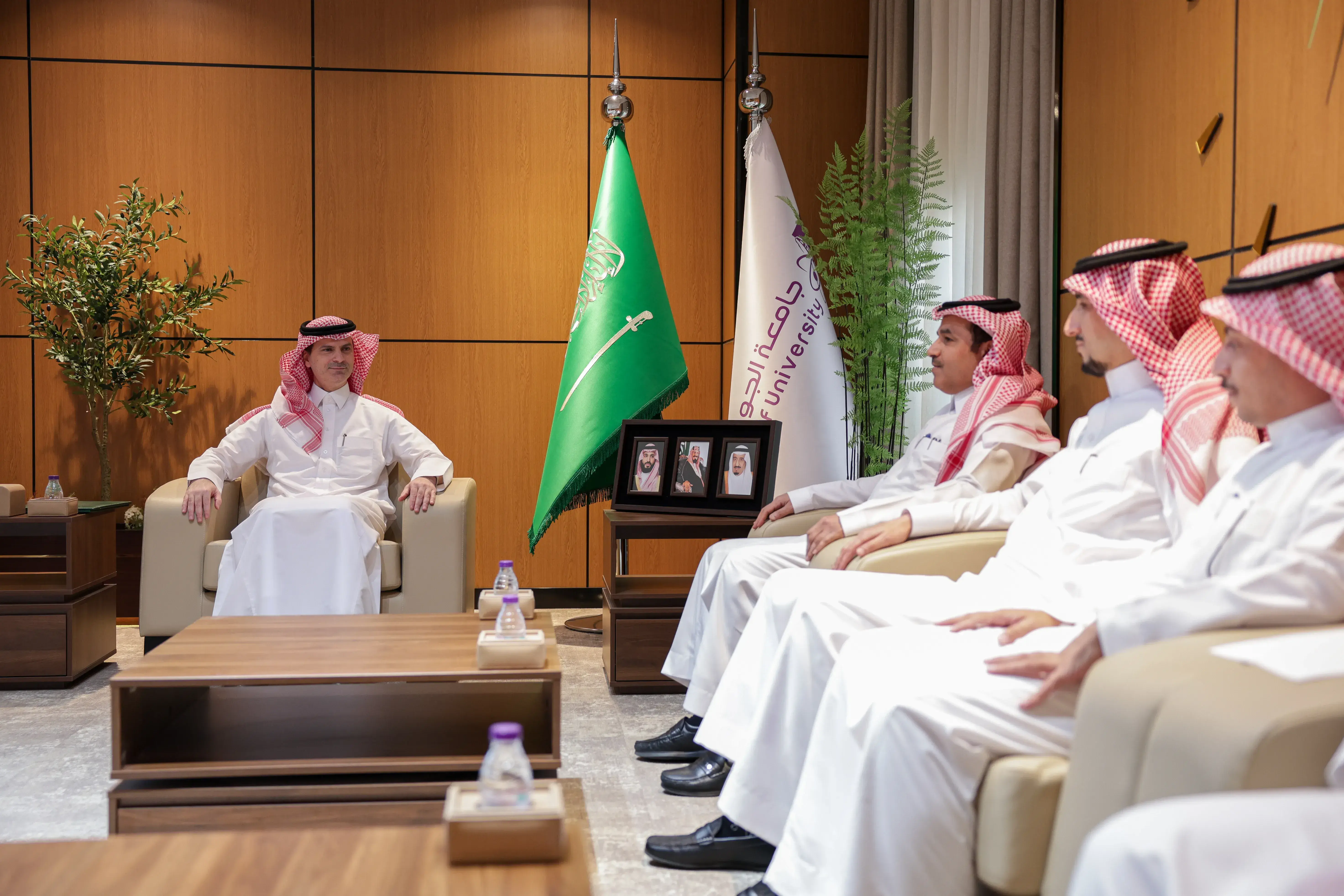 رئيس الجامعة يستقبل المشاركين في مؤتمر NAFSA
