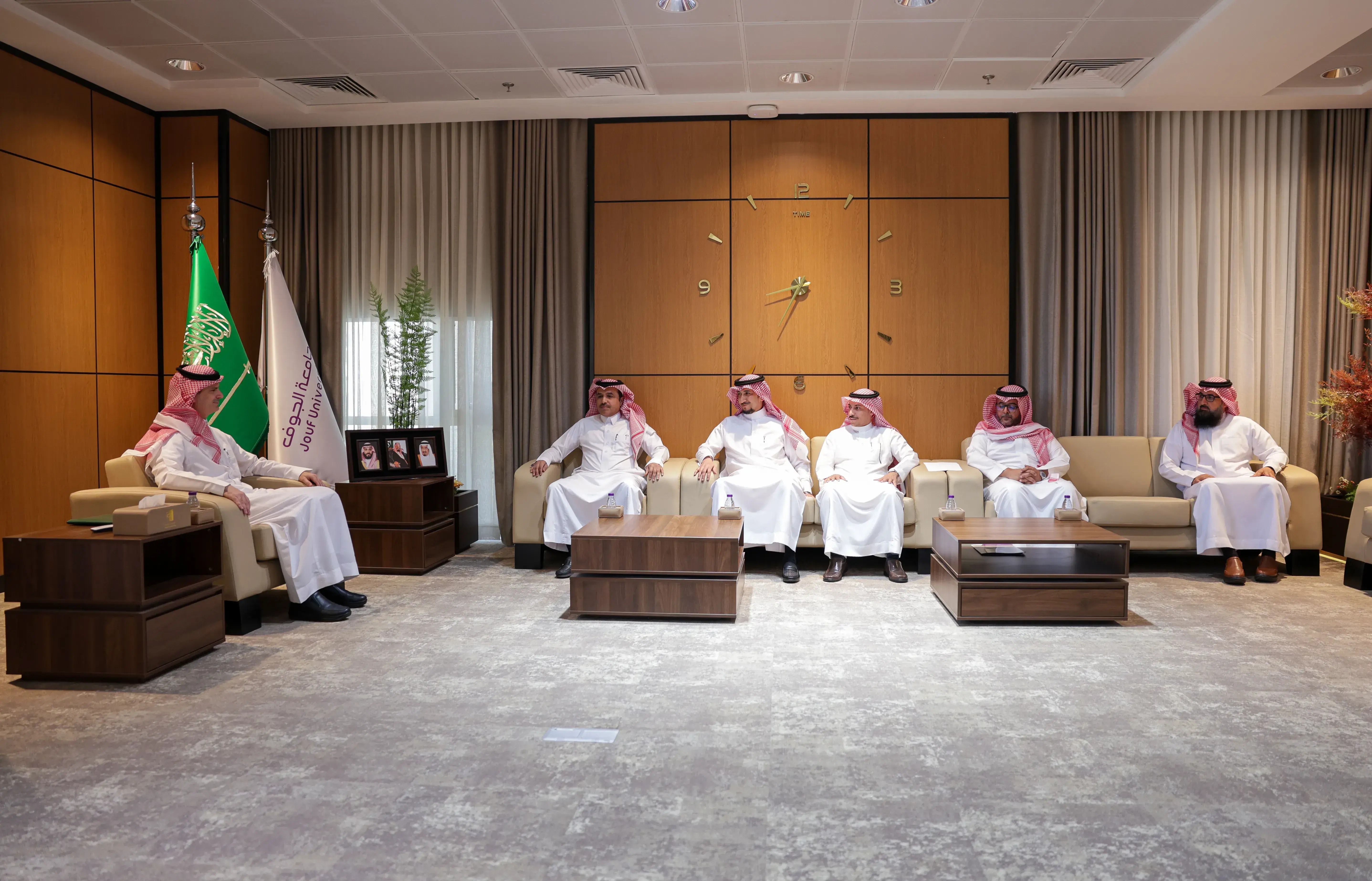 رئيس الجامعة يستقبل المشاركين في مؤتمر NAFSA