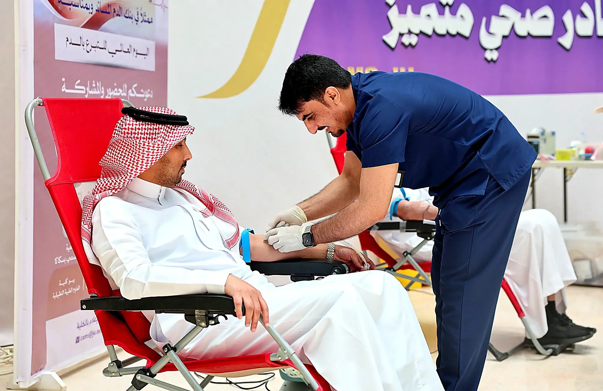 Blood Donation Campaign at the College of Applied Medical Sciences, Jouf University