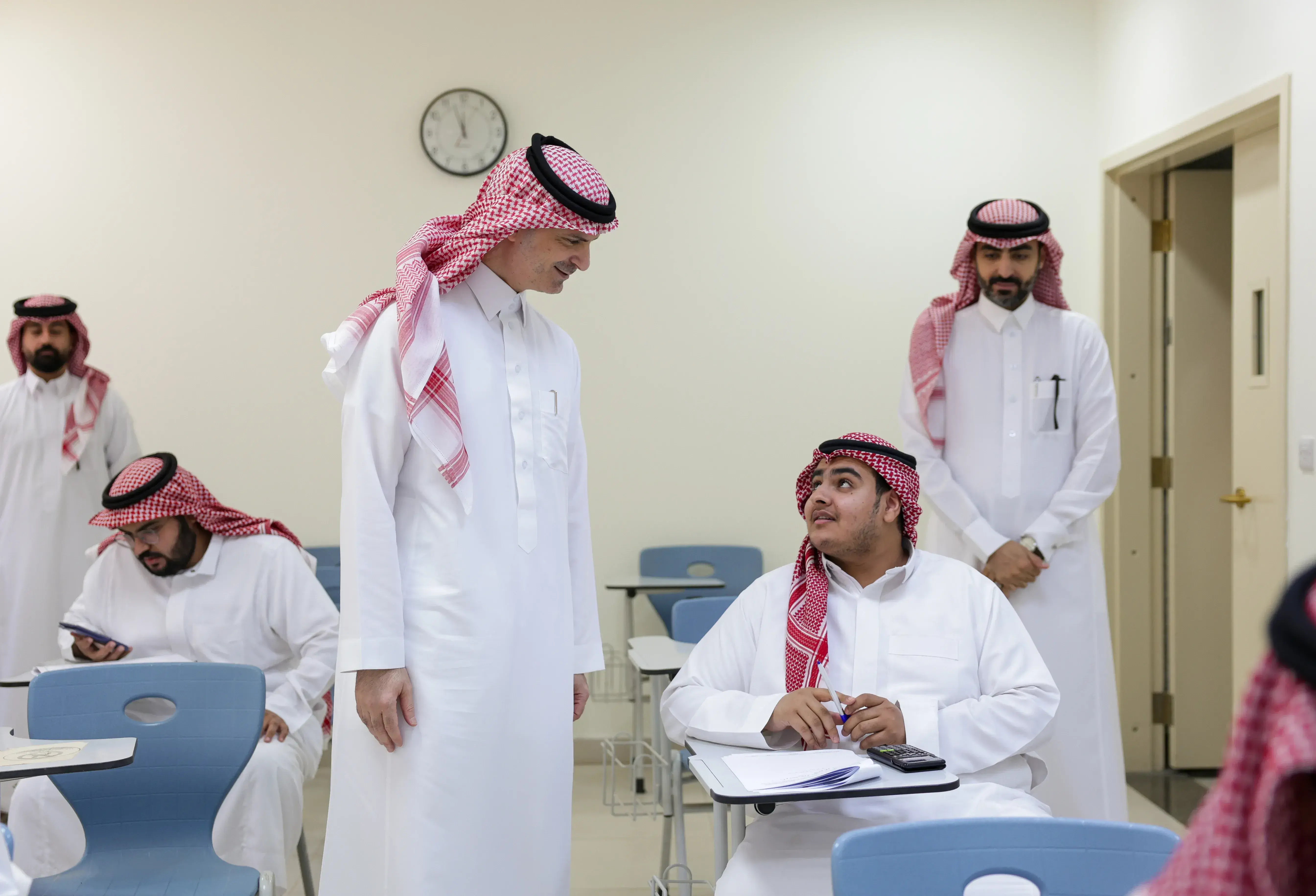 ouf University President Conducts Field Visit to Monitor Final Examinations