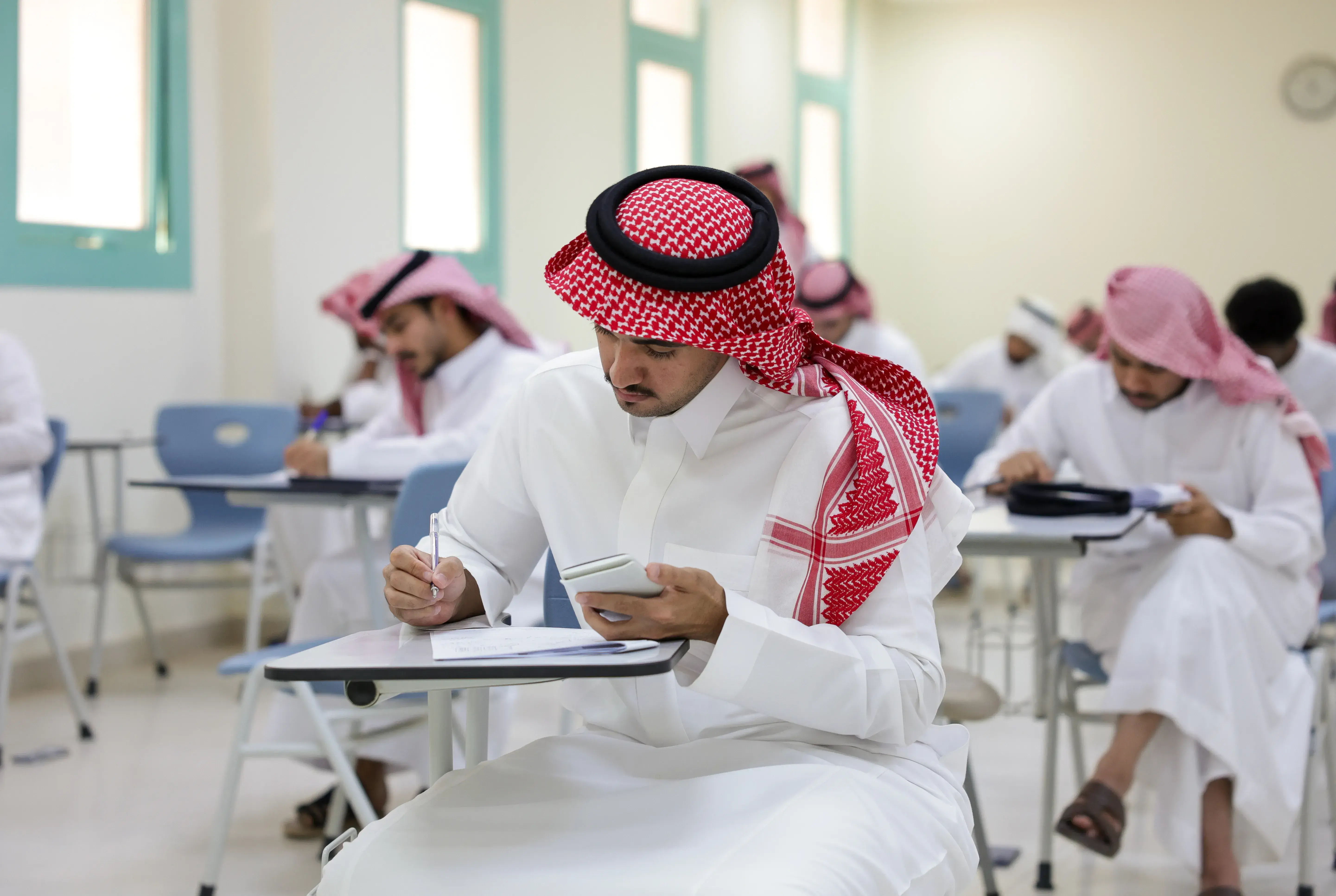 ouf University President Conducts Field Visit to Monitor Final Examinations
