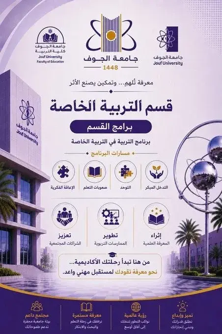 “Your University … Your Destination” – Department of Special Education