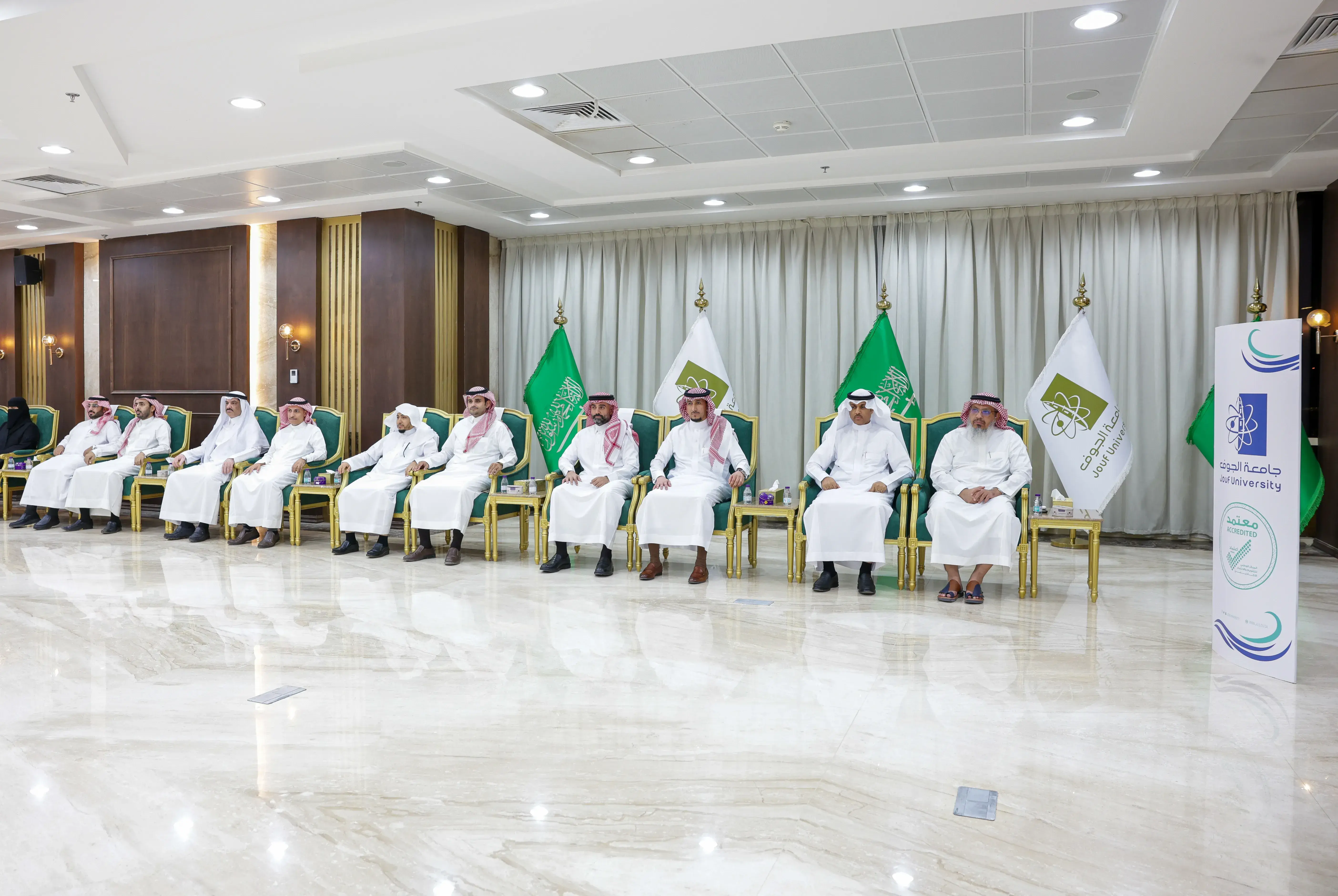 Minister of Education Meets Jouf University Leadership