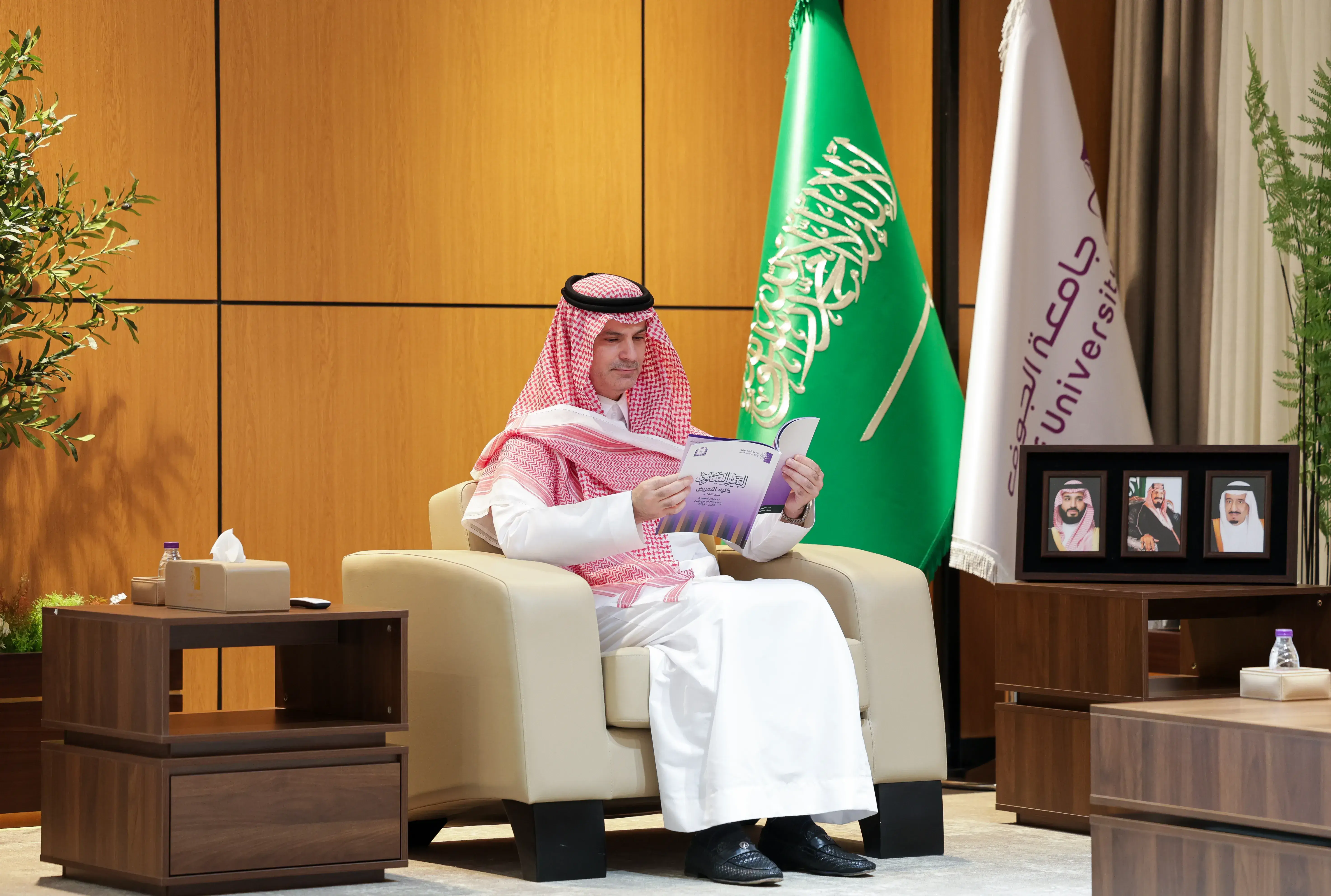 President Receives College of Nursing Dean