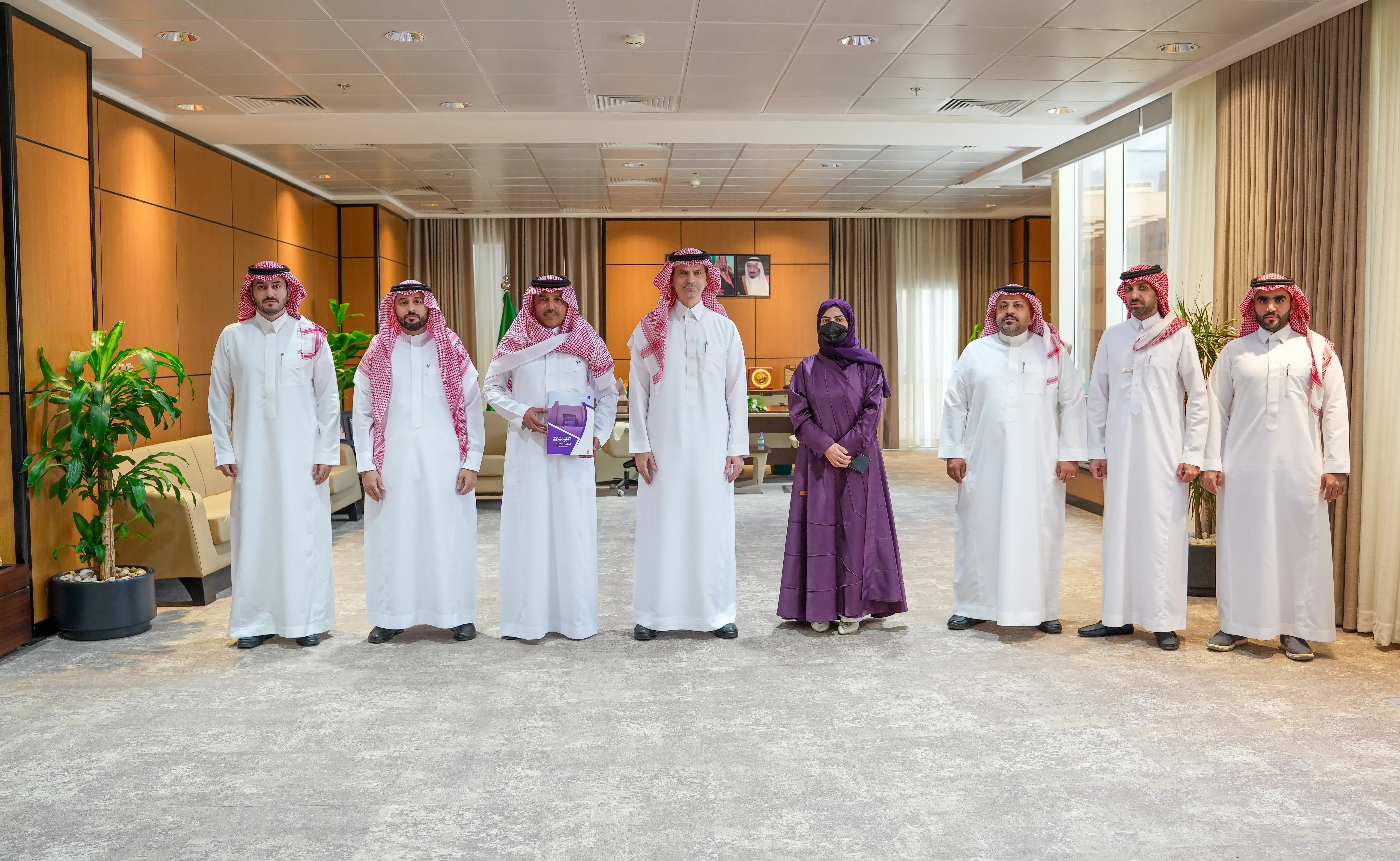 Jouf University President Reviews Business College Report