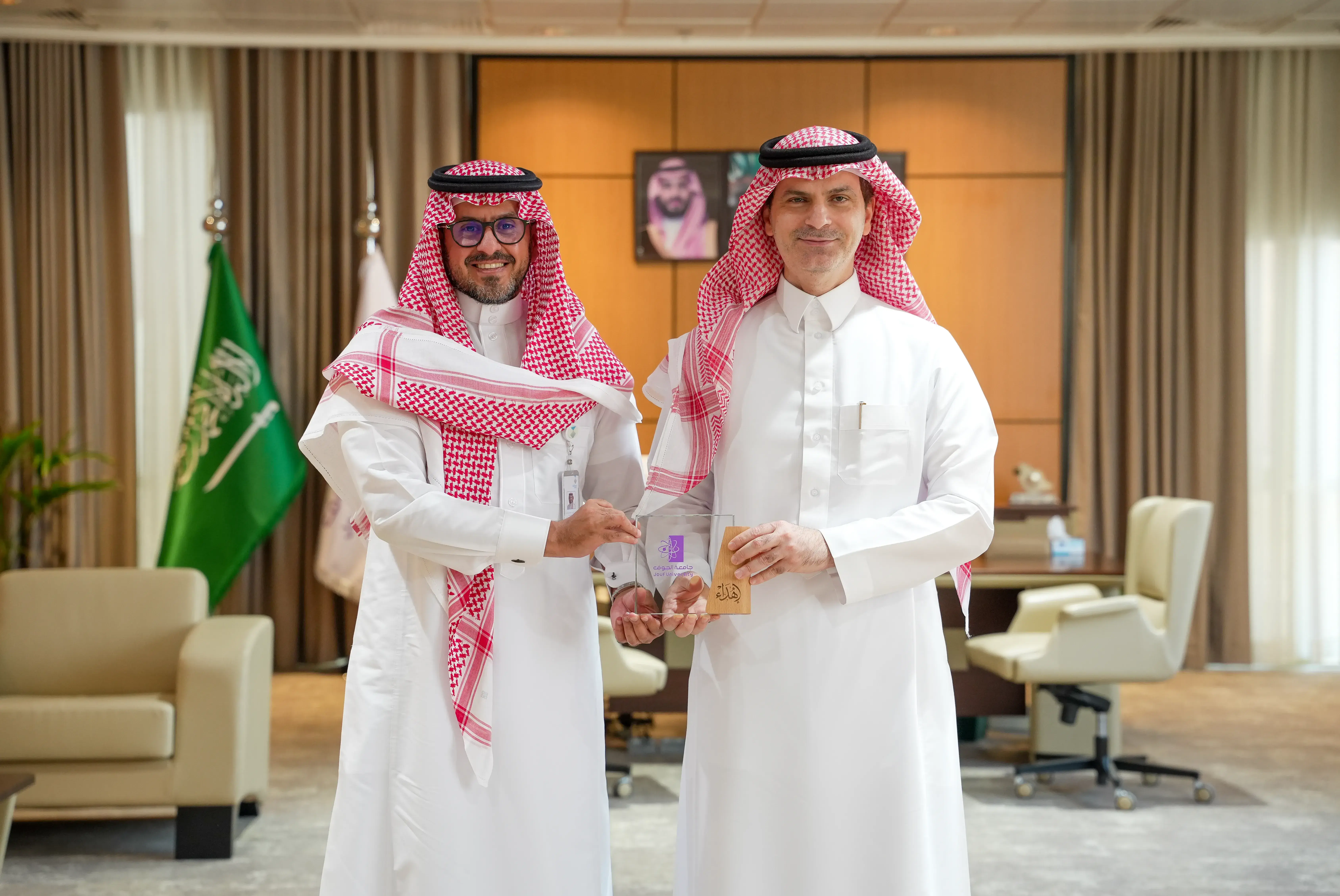 رئيس الجامعة يستقبل الرئيس التنفيذي لمؤسسة تكافل