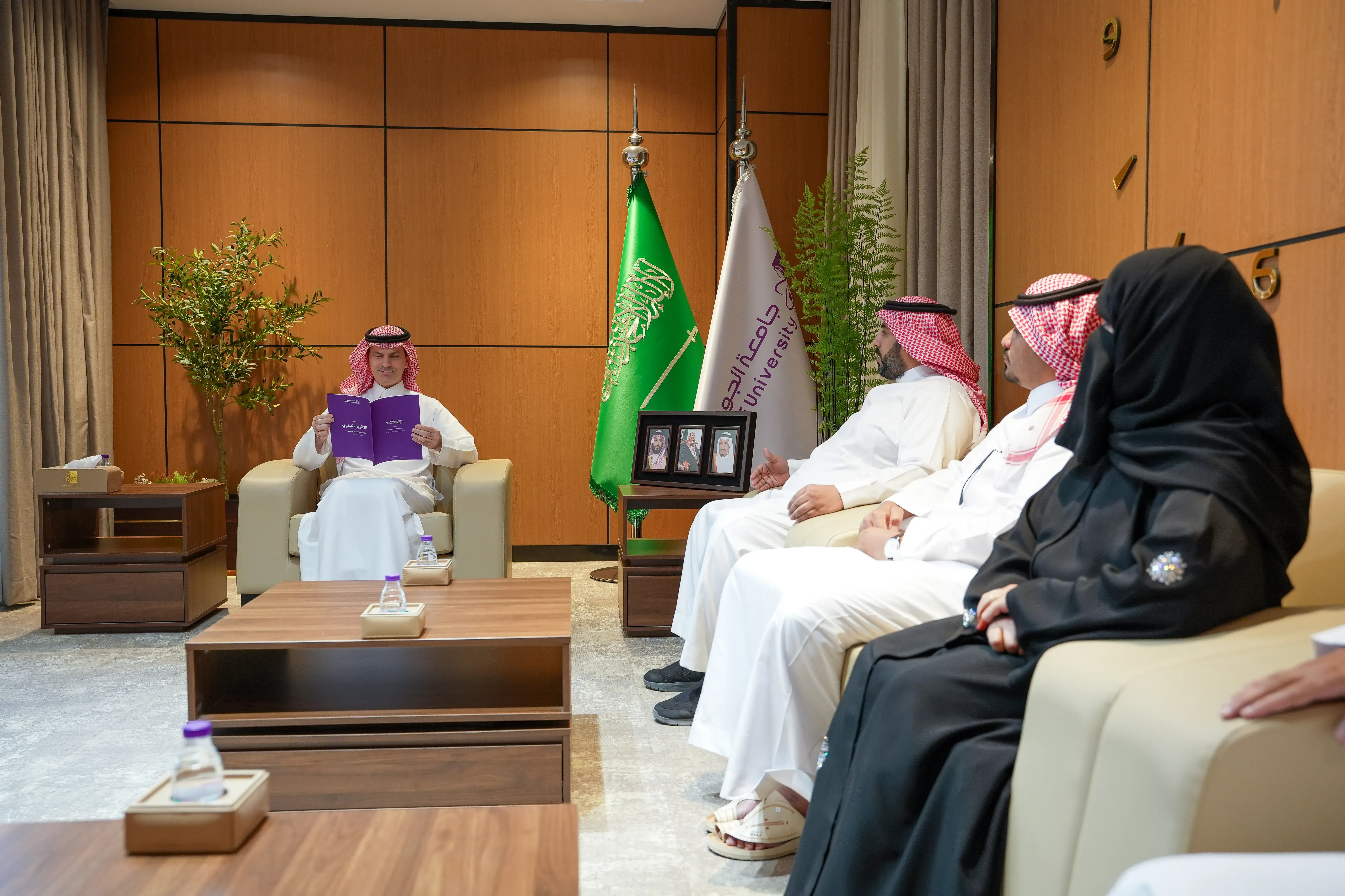 President Receives College of Computer science Dean