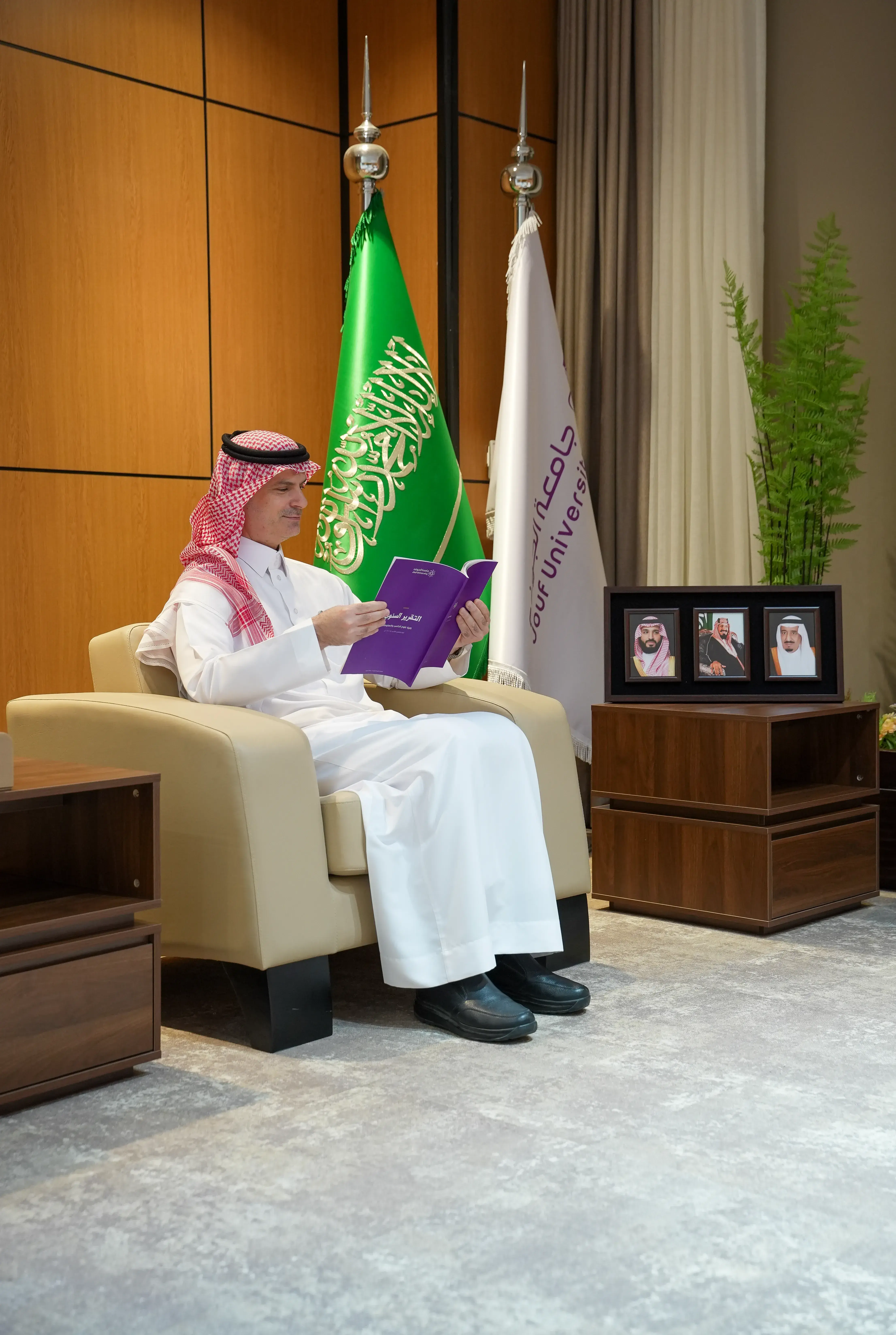 President Receives College of Computer science Dean