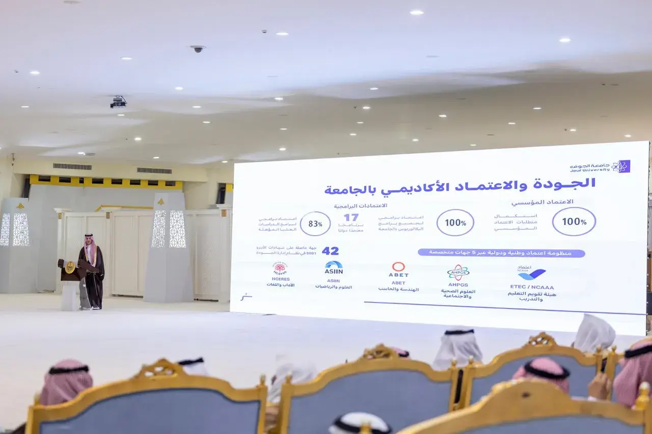 رئيس الجامعة يستعرض منجزات الجامعة 