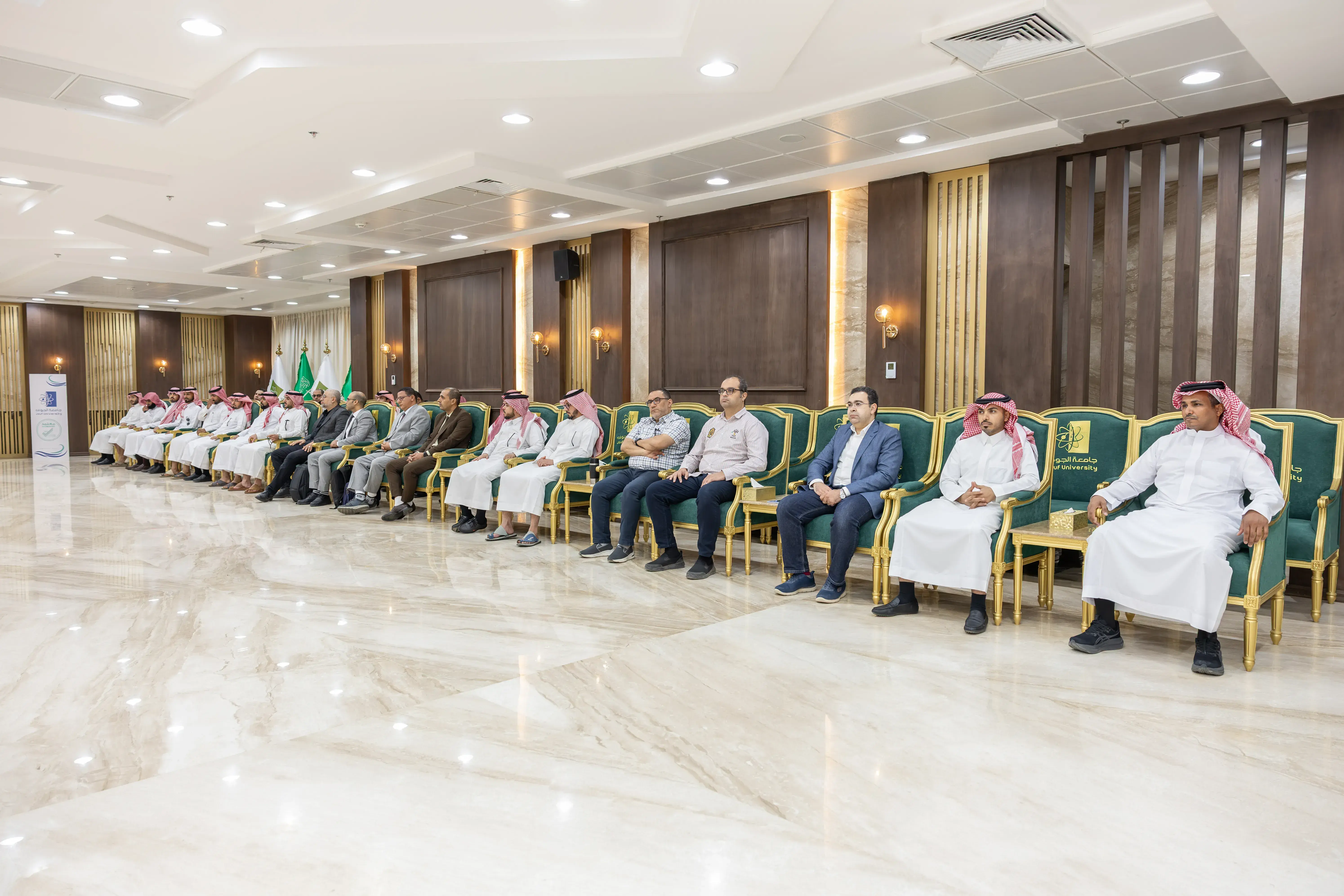 سعادة رئيس جامعة الجوف أ.د. محمد بن عبدالله الشايع، يشهد إطلاق برنامج تهيئة أعضاء هيئة التدريس الجدد والعائدين من الابتعاث 