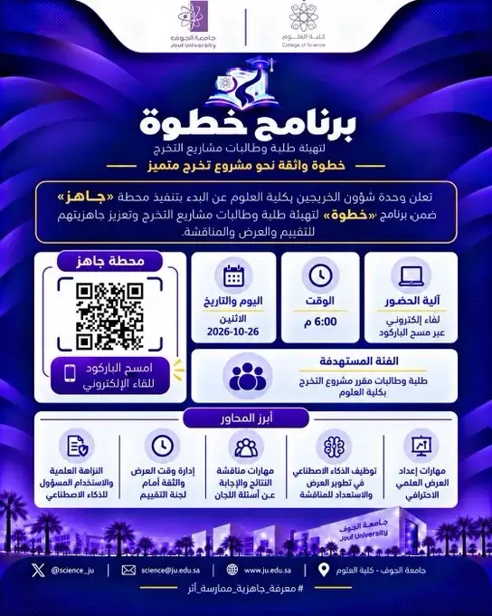 College of Science Launches "Ready" for Graduation Projects